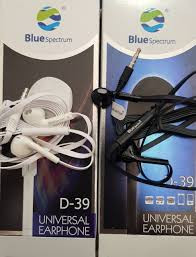 Kainchi blue-spectrum-ecouteurs-stereo-avec-micro-et-controleur-de-volume-tres-bon-qualite