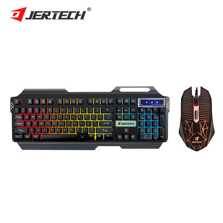 Kainchi jertech-mechanic-km950-led-gaming-keyboard-and-mouse-combo