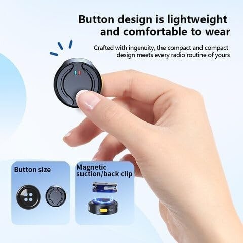 Microphone Lavalier Sans Fil – USB-C , avec Boîtier de Charge | Son Clair & Professionnel