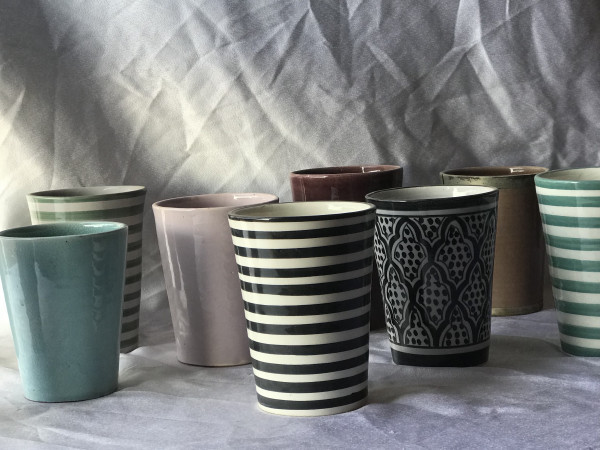 Kainchi tasses de poterie marocaine